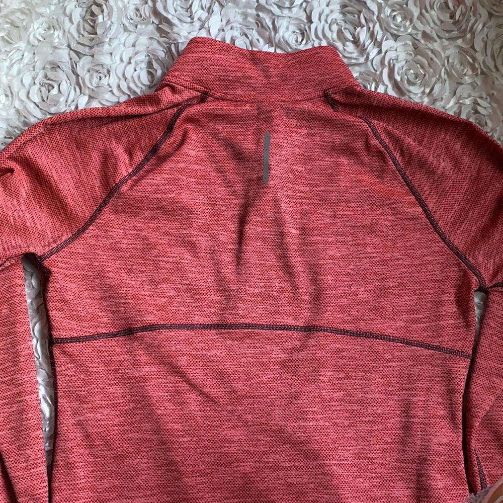 . Champion red black and gray 3/4 zip pullover size large - Picture 5 of 6